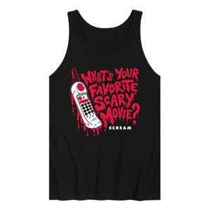 Men's - Scream - Favorite Scary Movie Graphic Tank Top - 1 of 2