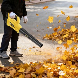 Leaf Blower Cordless Brushless - Leaf Blower 750CFM  for Lawn Care, Blowing Leaves, Patio, Dust - 1 of 4