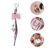 Unique Bargains Fashionable Bow Heart Handbag Charms Keychains 1 Pc - 3 of 4