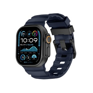 Nimbus9 RidgeFit Rugged Sport Band for Apple Watch 44/45/46/49mm - Midnight Blue - 1 of 2