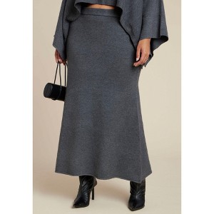 ELOQUII Sweater Maxi Skirt - 1 of 4
