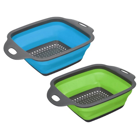 Oxo 3.5qt Colander With Handle Green : Target