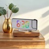 REGALWOVEN Plastic Digital Corded Adjustable Accurate Electric Alarm Clock 7.5 x 2.8 x 1 inch - 2 of 4