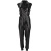 VENUS Womens Sleeveless Sequin Jogger Jumpsuit - 4 of 4