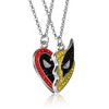 Marvel Deadpool & Wolverine BFF Crsytal Pendant Necklace Set Of 2 - 4 of 4