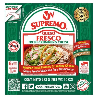 V&V Supremo Queso Fresco Cheese - 10oz