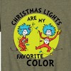 Boys' - The Cat in the Hat - Christmas Lights Are My Favorite Color Short Sleeve Graphic T-Shirt - 2 of 4