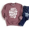 Simply Sage Market Women's Graphic Sweatshirt Anti Social Moms Club - 3 of 3