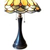 Chloe Lighting Amelia Victorian 2 Light Antique Dark Bronze Tiffany-Style Table Lamp 15" Shade - 4 of 4