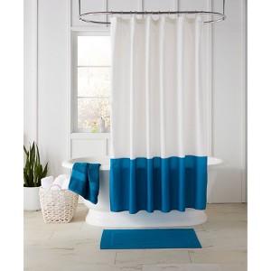 BrylaneHome BH Studio Colorblock Shower Curtain 14 Pc Set - 1 of 3