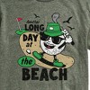 Men's - Instant Message - Long Day at the Beach Golfing Short Sleeve Graphic T-Shirt - 2 of 4