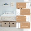homfan Metal Twin Bed Frame with Headboard and Footboard for Girls and Boys, Twin Size Platform Bed Frame, No Box Spring Needed, White - 4 of 4