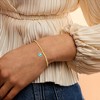 Pure Collection by Ross-Simons Italian 3mm 18kt Gold Vermeil Bead Stretch Bracelet With Evil Eye Charm - 2 of 4