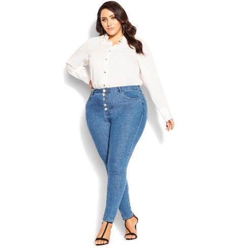 Chic plus sale size jeans