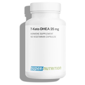 SuperSmart 7-Keto DHEA 25mg - Advanced DHEA Metabolite Supplement | Non-GMO & Gluten Free - 150 Vegetarian Capsules - 1 of 1