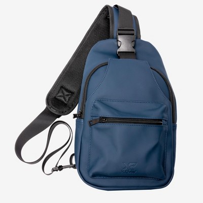 X RAY Pu Sling Backpack In Navy — фото 4