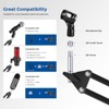 MaseiKar Microphone Arm Stand, Suspension Boom Scissor Mic Arm Stand with 3/8¡±to 5/8¡±Screw and Cable Ties Compatible with Blue Yeti and Other Mics - 2 of 4