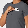 Wink RENEW Women's Mandarin Collar Tuck-In Scrub Top, 5X. - 4 of 4