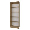 PAGED Bookshelf Wood Storage Shelves with Space-Saving Design, Bookcase for Home Office, Study - 2 of 4