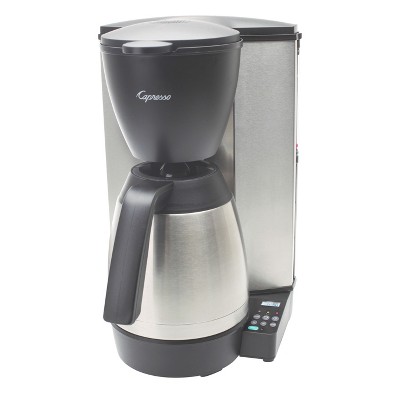 Capresso 10-Cup Programmable Coffee Maker with Thermal Carafe MT600 PLUS - Stainless Steel 485.05
