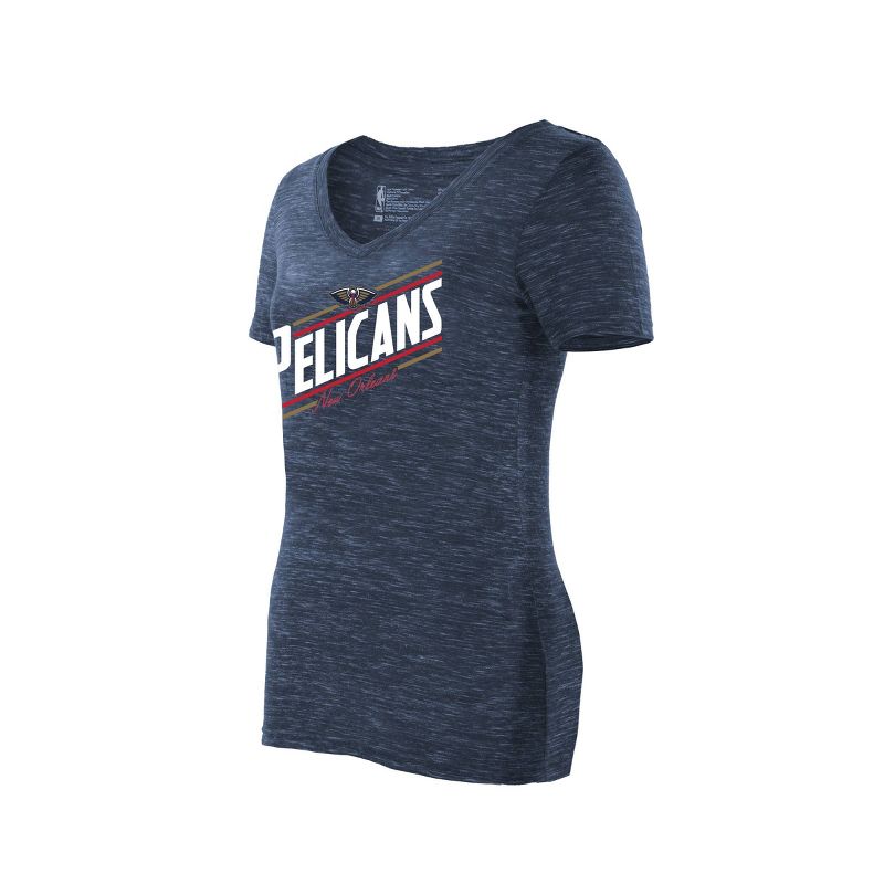 NBA New Orleans Pelicans Women&#39;s Short Sleeve V-Neck T-Shirt - S, 2 of 5