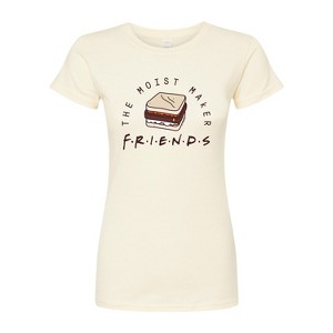Women's - Friends - Moist Maker Fitted Graphic T-Shirt - 1 of 4