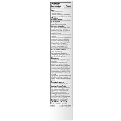 La Roche Posay Effaclar BPO Acne Treatment - Travel Size - 1.35 fl oz