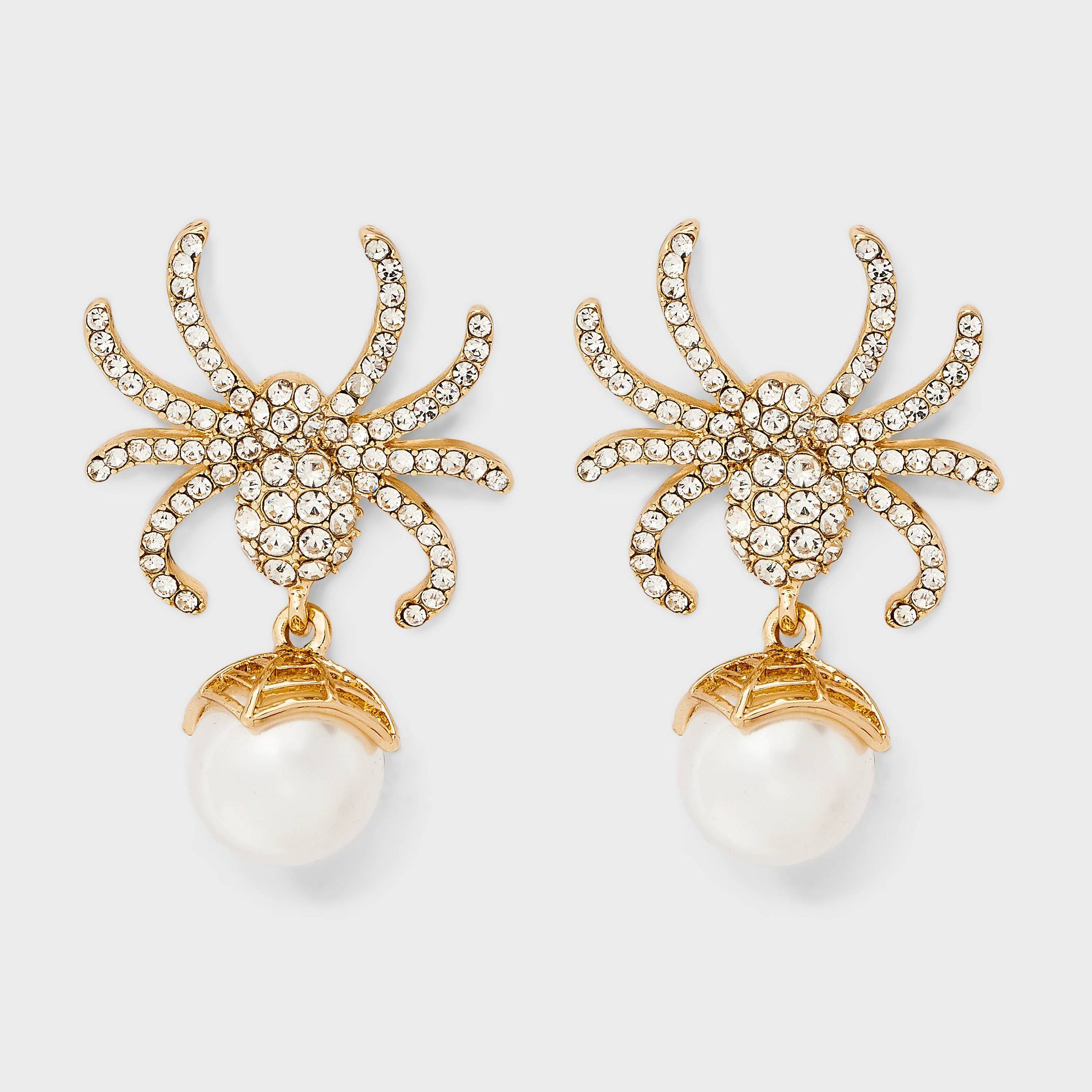 SUGARFIX by BaubleBar Halloween Born To Crawl Earrings - Ivory