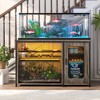 Besiost 55-75 Gallon Rectangle Aquarium Stand with Power Outlets & LED Light, Fish tank stand - 2 of 4