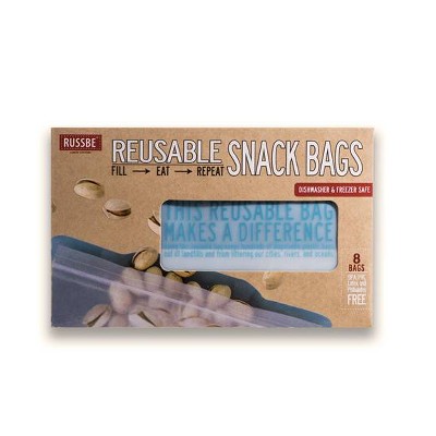 Russbe Reusable Snack Bags - 8ct