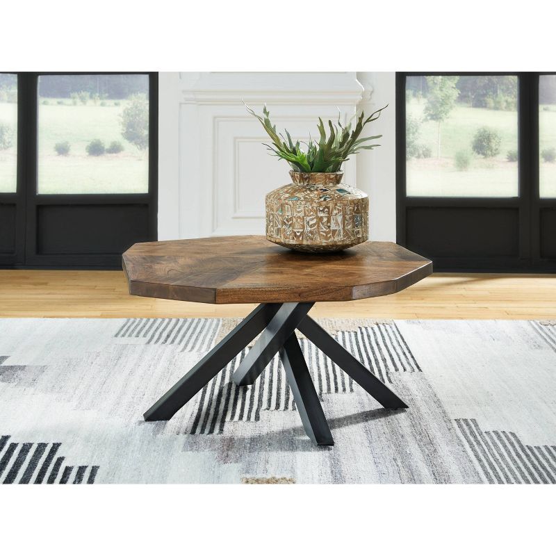 Haileeton Coffee Table Black/Gray/Brown/Beige - Signature Design by Ashley, 2 of 7