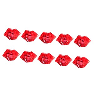 Unique Bargains Reusable Acrylic Irregular Decor Fake Ice Rocks Cube Vase Fillers - 1 of 4