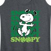Women's - Peanuts - Snoopy Clover Dance Graphic Racerback Tank - 2 of 4
