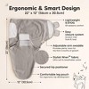 3pk Soothe Wren Swaddle Sleep Sacks, Organic Newborn Swaddles Wrap 0-3 Months, Soft Baby Wearable Blanket - 3 of 4