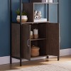 CAVINAS Bookcases for Living Room Modern Storage Cabinet Bookcase with 4 Open Shelves and Door Cabinet for Office - 3 of 4
