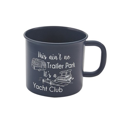 Park Designs Yacht Club Enamelware Mug Set - Blue