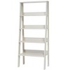 NicBex Modern Ladder Space Saving Bookcase 4 & 5 Tier Shelf Organizer for Small Spaces, Living Room & Home Office, Wood & Metal Options - 2 of 4