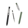 Altitude 2pk Refillable Ballpoint Pens 1.0mm Black Ink Silver - 4 of 4