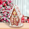 Kurt Adler 7.87-Inch Battery Operated LED Gingerbread House With Heart - 2 of 3