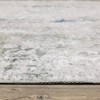 Micah Washable Faded Oriental Indoor Area Rug Ivory/Blue - Captiv8e Designs - 4 of 4