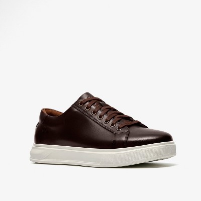 Clarks Mens Goswell Tie Brown Leather Shoes 11 Medium — фото 5