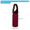 Unique Bargains Neoprene Insulated Removable Shoulder Straps Water Bottle Sling Bag 2.64"x7.28" - 2 of 4