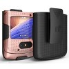 Nakedcellphone Slim Case and Belt Clip Holster Combo for Motorola RAZR 5G Phone (XT2071, 2020) - 2 of 4