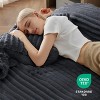 Bedsure Flannel Duvet Cover Set – Ultra Soft Plush with Shaggy Striped Pattern - 4 of 4