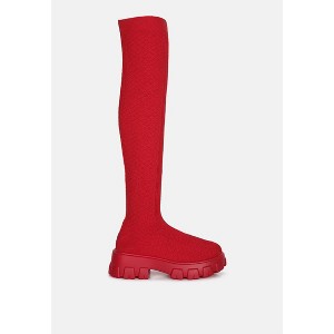 Loro Stretch Knit Knee High Boots - 1 of 4
