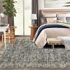 Vintage Washable Area Rug – Non-Slip, Large Boho Indoor Carpet for Bedroom, Living Room, Dining Room, Home Office - 2 of 4