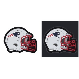 Evergreen Ultra-Thin Edgelight LED Wall Decor, Helmet, New England Patriots- 19.5 x 15 Inches Made In USA - 1 of 4