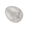 Unique Bargains Stainless Steel Egg Shaped Home Kitchen Cooking Alarm Timer Silver Tone 1 Pc - 4 of 4
