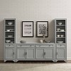 3pc Tara Sideboard and Bookcase Set Distressed - Crosley - image 3 of 4