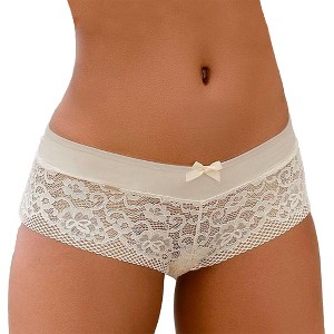 Women's Soft Lace Hipster Panty - LASCANA - 1 of 4